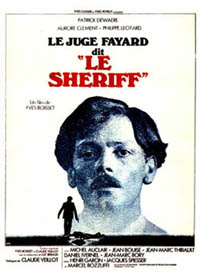 Das Filmplakat zu Yves Boissets 'Der Richter, den sie Sheriff nannten'